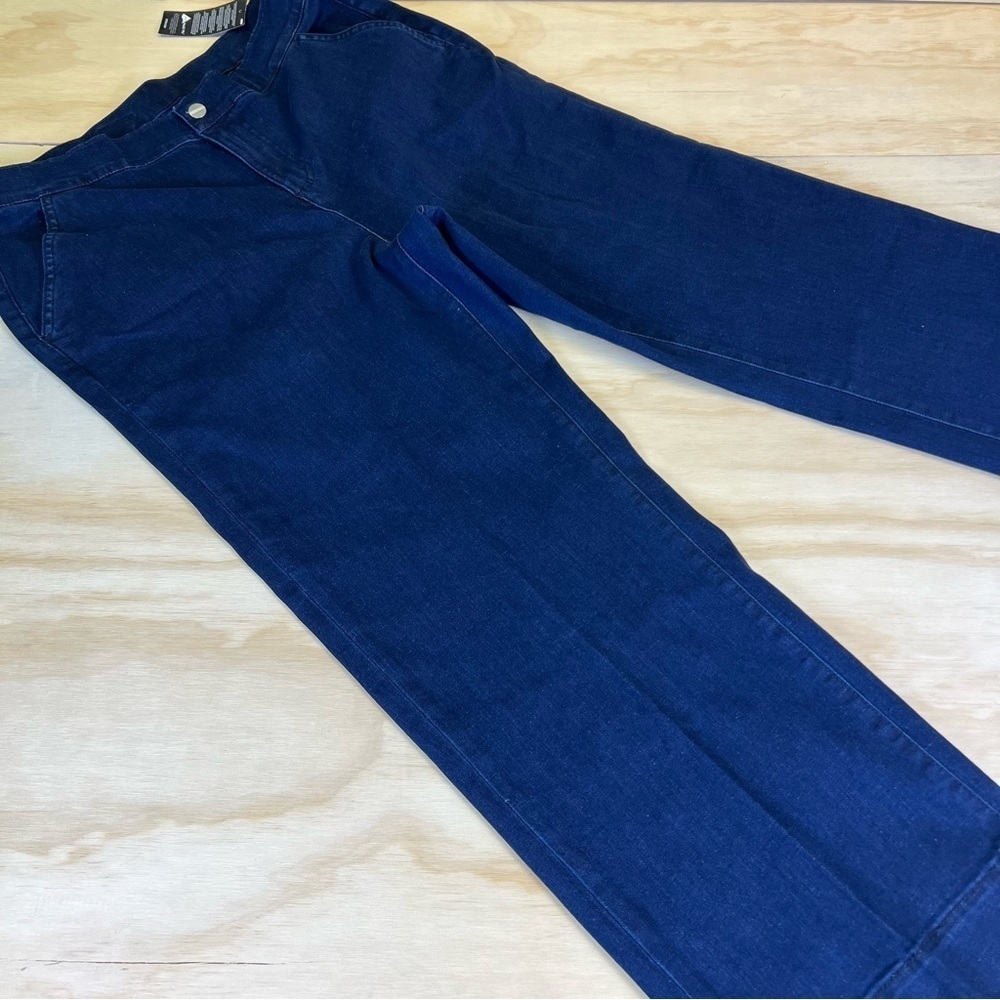 Denim & CO. Signature Lycra DualFX Technology Blue Denim Jeans Size 18WP